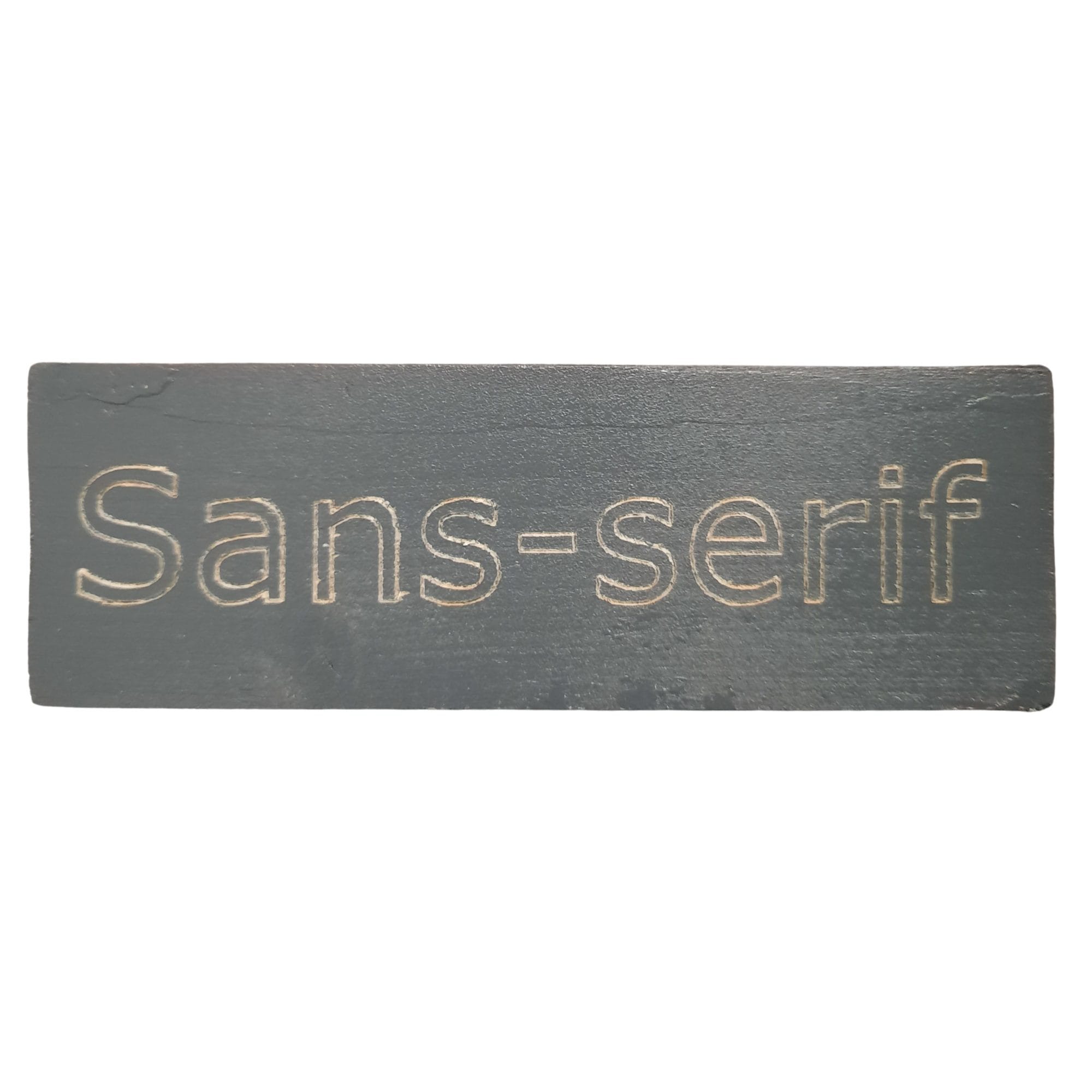 Lettertype Sans-serif