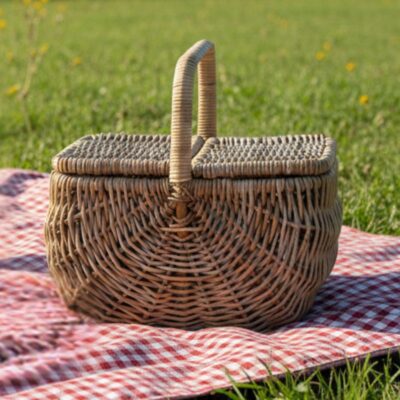 Rotan picknickmand