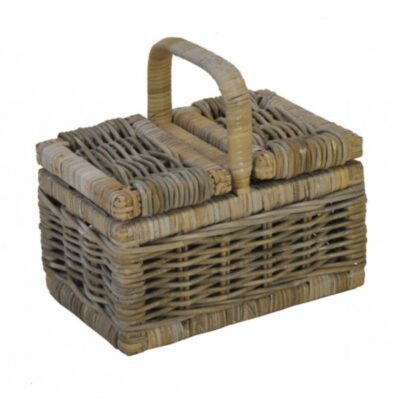 Rieten kinderpicknickmand