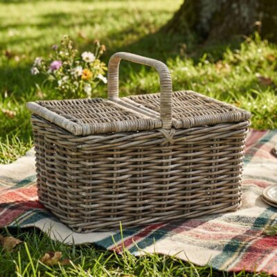 Rotan picknickmand
